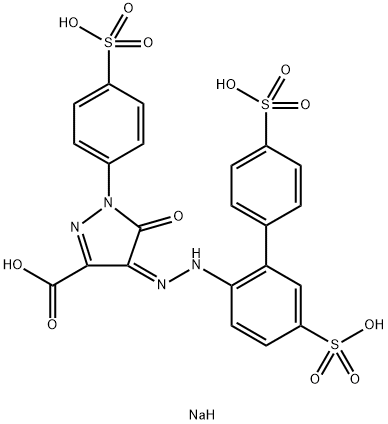 Tartrazine Impurity 2 Struktur