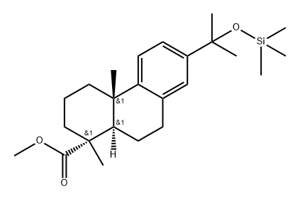 Methyl 15-[(trimethylsilyl)oxy]abieta-8,11,13-trien-18-oate Struktur