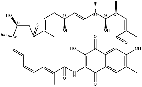 30-Dechloro-30-hydroxynaphthomycin A Struktur