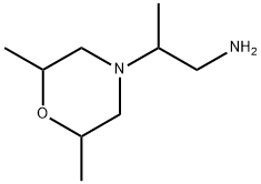 4-Morpholineethanamine,β,2,6-trimethyl- Struktur