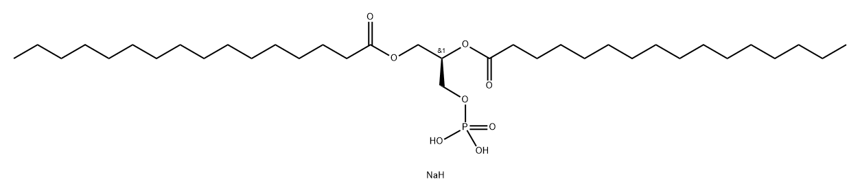 L-A-PHOSPHATIDIC ACID DIPALMITOYL*SODIUM Struktur