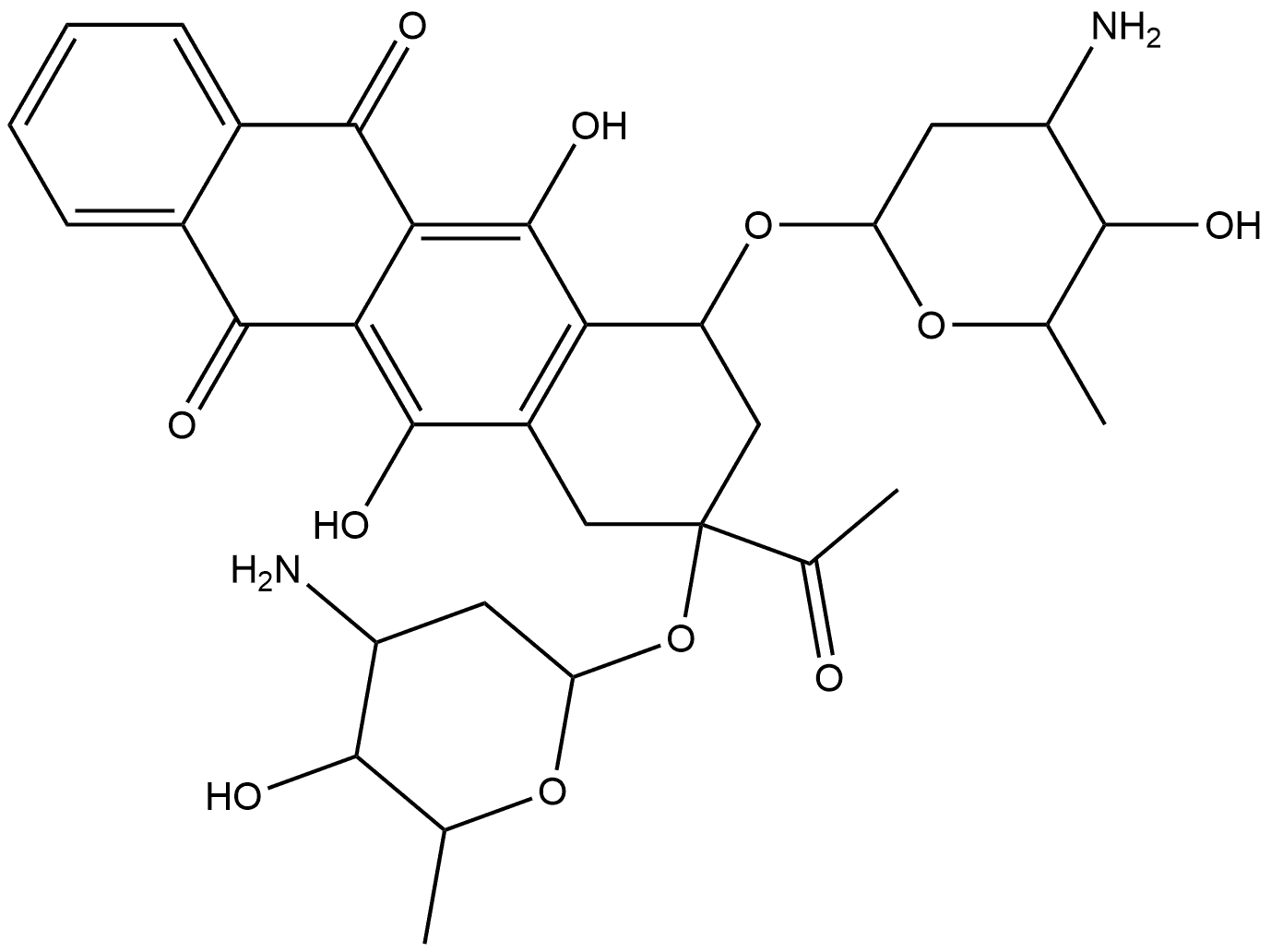 Daunorubicin Impurity 49 Struktur