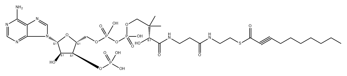 dec-2-ynoyl-coenzyme A Struktur