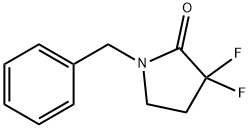 1-benzyl-3,3-difluoropyrrolidin-2-one Struktur