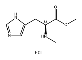 N-α-Methyl-L-histidine methyl ester dihydrochloride Struktur