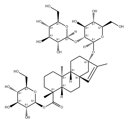 ISOSTEVIOSIDE(P) Struktur