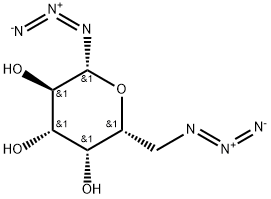 β-D-Galactopyranosyl azide, 6-azido-6-deoxy- Struktur