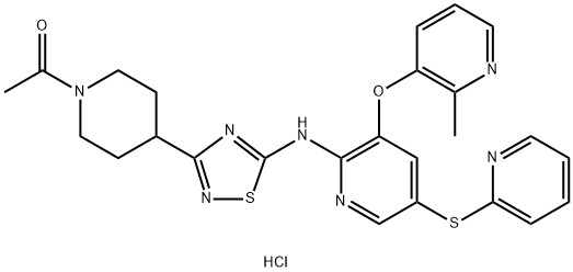 AR453588 hydrochloride Struktur