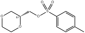 1,4-Dioxane-2-methanol, 2-(4-methylbenzenesulfonate), (2R)- Struktur