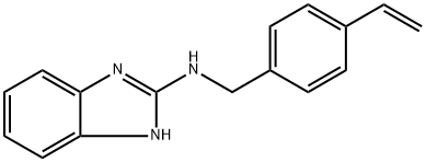 N-[(4-Ethenylphenyl)methyl]-1H-benzimidazol-2-amine Struktur