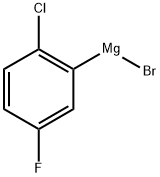 2-Chloro-5-fluorophenylmagnesium bromide Struktur