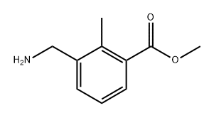 methyl 3-(aminomethyl)-2-methylbenzoate Struktur