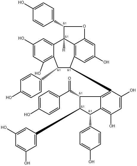 Carasinol D Struktur