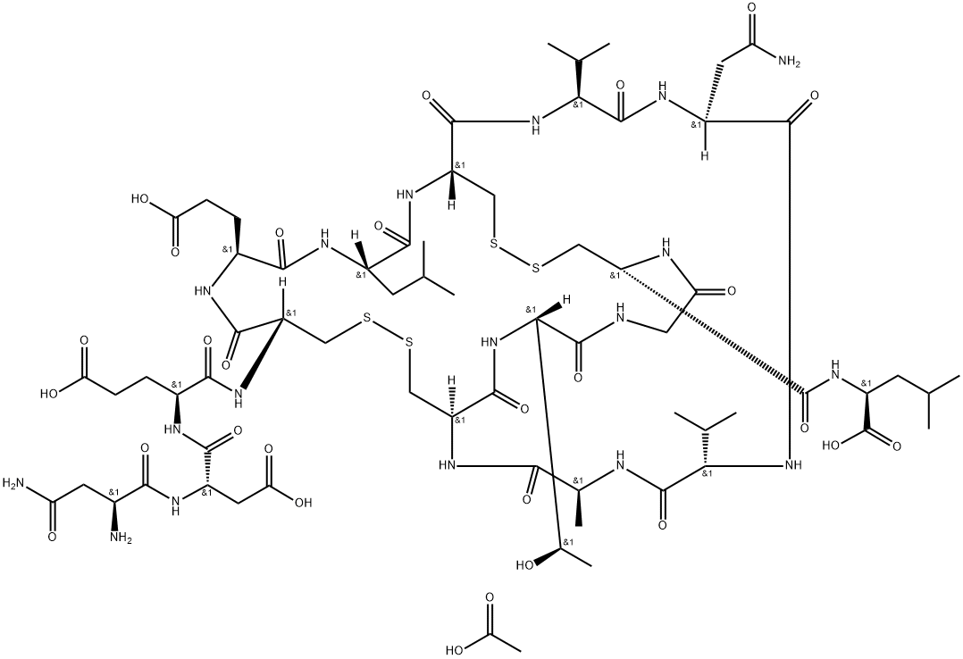 Plecanatide acetate Struktur