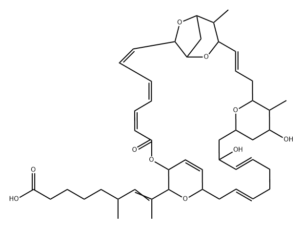 sorangicin B Struktur