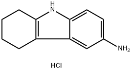 Carbazole, 5,6,7,8-tetrahydro-3-amino-, hydrochloride Struktur