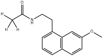 Agomelatine-d3 (acetamide-2,2,2-d3) Struktur