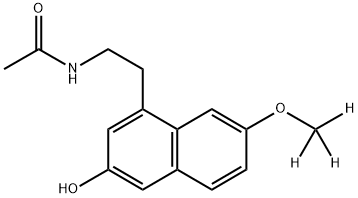 3-Hydroxy Agomelatine D3 Struktur