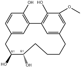 Myricananin A Struktur