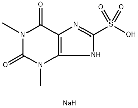 1H-Purine-8-sulfonic acid, 2,3,6,9-tetrahydro-1,3-dimethyl-2,6-dioxo-, sodium salt (1:1)|茶苯海明雜質(zhì)4鈉鹽