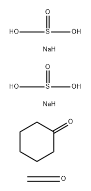 Sulfurous acid, disodium salt, reaction products with cyclohexanone-formaldehyde polymer and sodium bisulfite Struktur