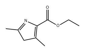 3H-Pyrrole-5-carboxylic acid, 2,4-dimethyl-, ethyl ester Struktur