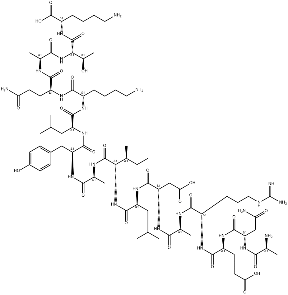 Moth Cytochrome C (MCC) 88-103 Struktur