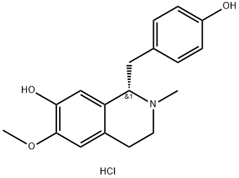 (+)-S-N-Methylcoclaurine Hydrochloride Struktur