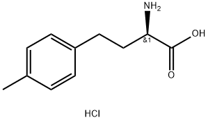 Benzenebutanoic acid, α-amino-4-methyl-, hydrochloride (1:1), (αR)- Struktur