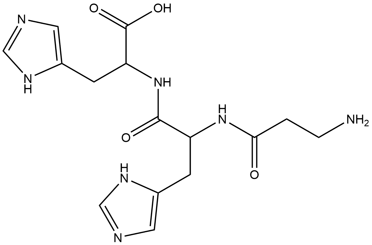 N-Carnosyl histidine Struktur