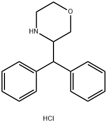 3-Benzhydryl-morpholine Struktur