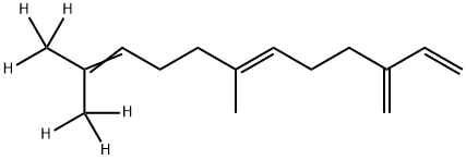 trans-β-Farnesene-D6 Struktur