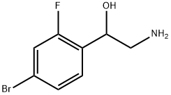 Benzenemethanol, α-(aminomethyl)-4-bromo-2-fluoro- Struktur