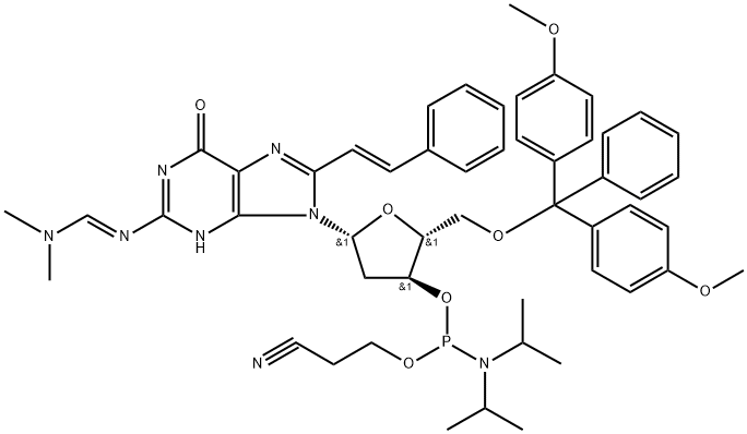 8-Styryl-dG CEP Struktur