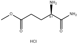 Pentanoic acid, 4,5-diamino-5-oxo-, methyl ester, monohydrochloride, (R)- (9CI) Struktur