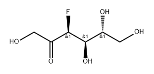 3-deoxy-3-fluorofructose Struktur