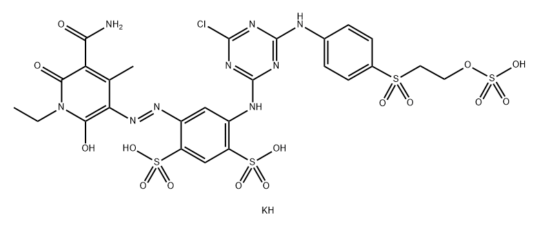 Reactive yellow 185 Struktur