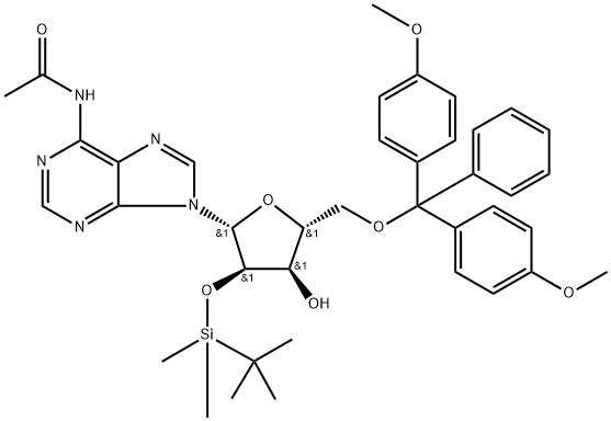 DMT保護(hù)性腺苷(AC), 1115247-32-9, 結(jié)構(gòu)式