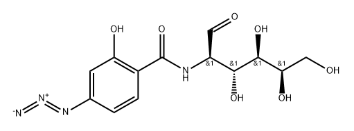 N-(4-azidosalicyl)galactosamine Struktur