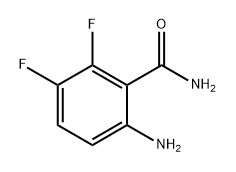 6-amino-2,3-difluorobenzamide Struktur