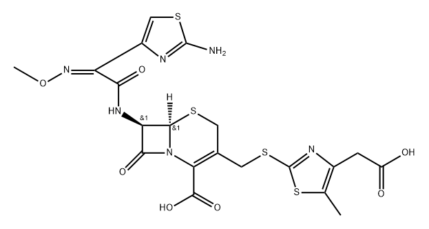 Cefodizime oxidation Impurity 1 Struktur