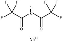 Tin(II)hexafluoroacetylacetonate Struktur