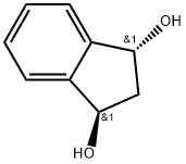 1H-Indene-1,3-diol, 1,2-dihydro-, (1R,3R)-rel- (9CI) Struktur