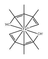 Iron, bis(eta5-2,3,4-trimethylpenta-2,4-dien-1-yl)- Struktur