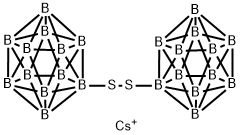 cesium 1,1'-dithiobis(undecahydrododecaborate) Struktur