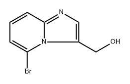 (5-Bromoimidazo[1,2-a]pyridin-3-yl)methanol Struktur