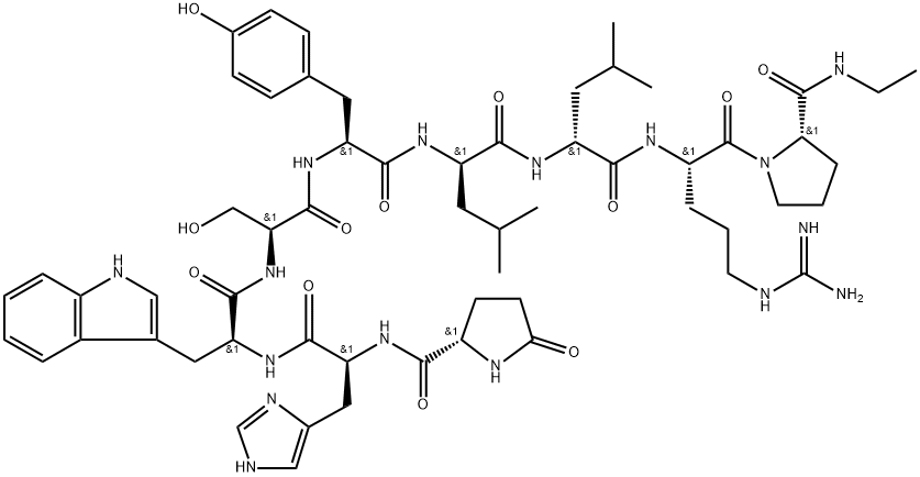 (D-LEU7)-LEUPROLIDE Struktur