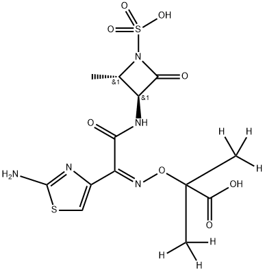 AZTREONAM-D6 Struktur