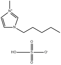 1H-Imidazolium, 1-methyl-3-pentyl-, sulfate (1:1) Struktur