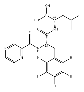 Bortezomib-d5 Struktur